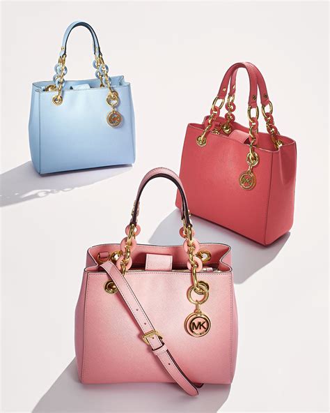 michael kors cynthia blue bag|Michael Kors cynthia handbag.